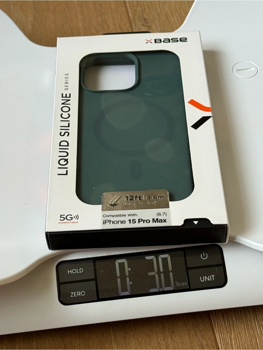 New xBase Liquid Silicone Case for iPhone 15 Pro Max 6.7” Green